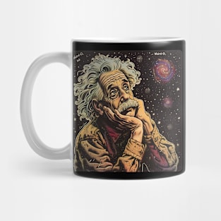 Stellar Contemplation - Einstein Star Gazer Tee Mug